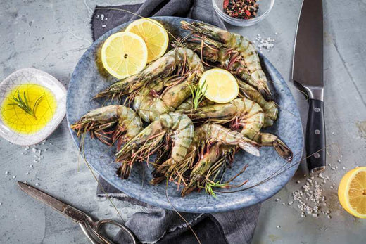 Gambas mit Zitronen Beurre Blanc und Vadouvan
